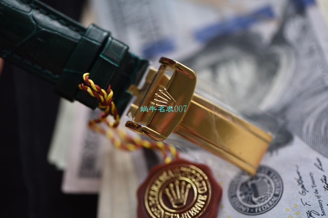  Video analysis  High quality  Replica Watches  Rolex  Day-Date 型系列118138-L(FC)绿盘 wrist watches  / R582