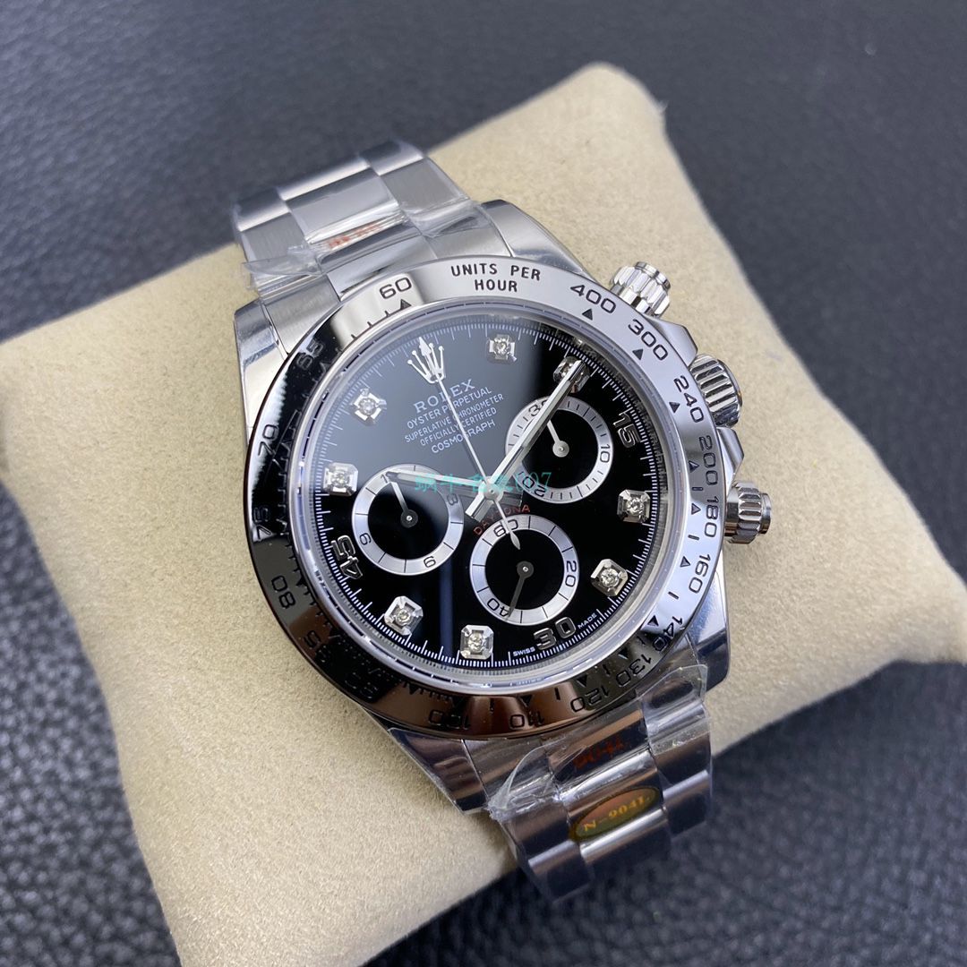NOOB Factory  High quality  Replica Watches  Rolex  Cosmograph Daytona  Ditongna 系列m116509-0055 黑盘 wrist watches  / R591