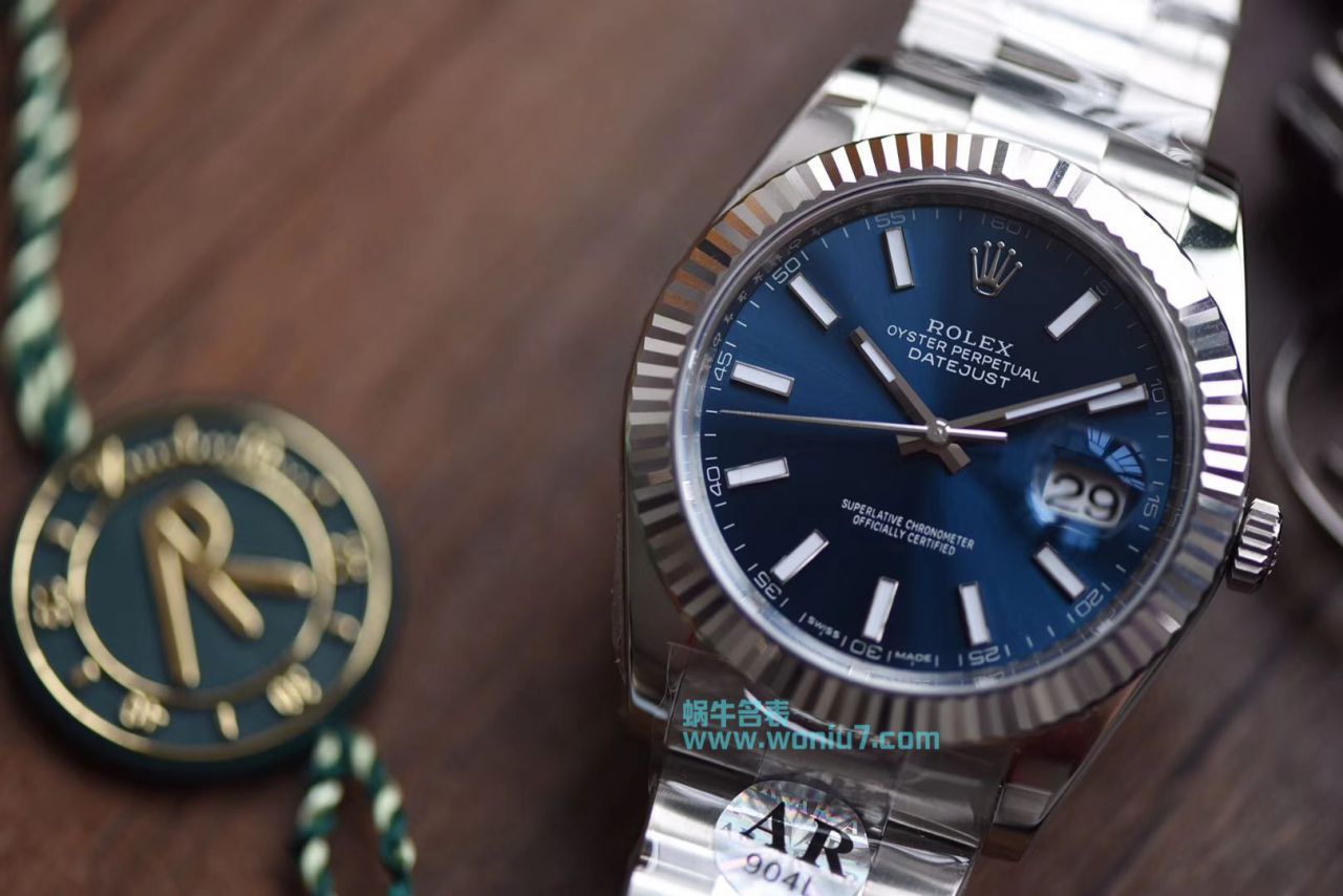 AR Factory  Rolex DATEJUST  Datejust 41毫米904钢V3版 Replica Copy m126334-0002 wrist watches  / R592