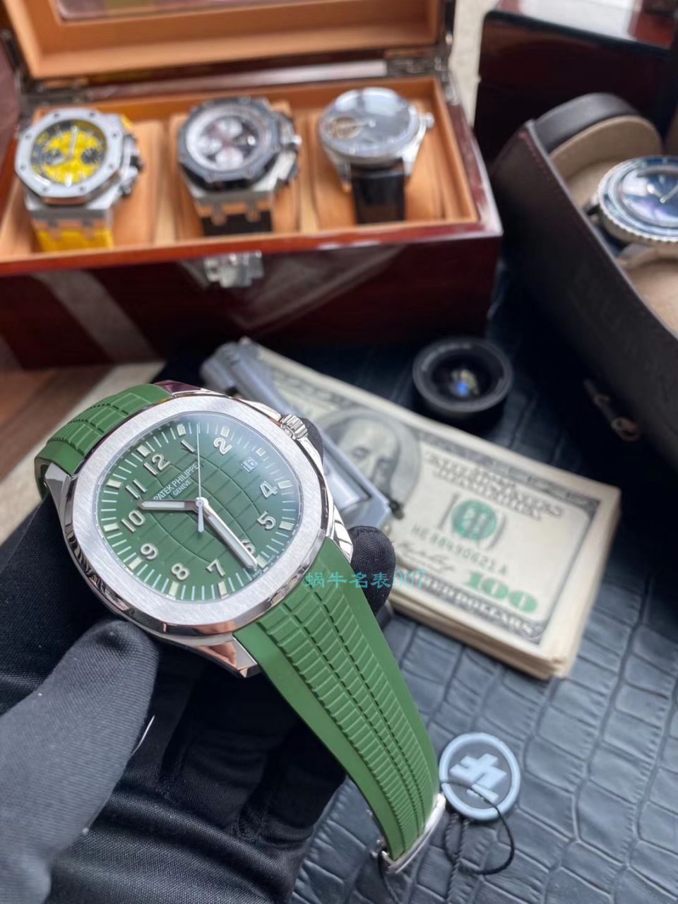 ZF Factory  High quality  Replica Watches  PATEK PHILIPPE 绿面手雷5168G-010 wrist watches  / BD291