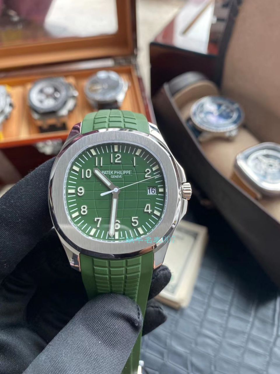 ZF Factory  High quality  Replica Watches  PATEK PHILIPPE 绿面手雷5168G-010 wrist watches  / BD291