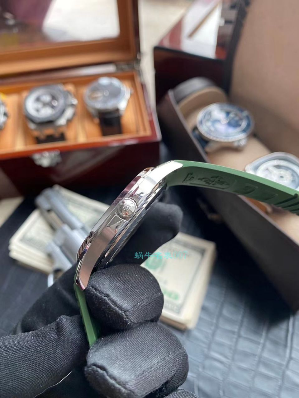 ZF Factory  High quality  Replica Watches  PATEK PHILIPPE 绿面手雷5168G-010 wrist watches  / BD291