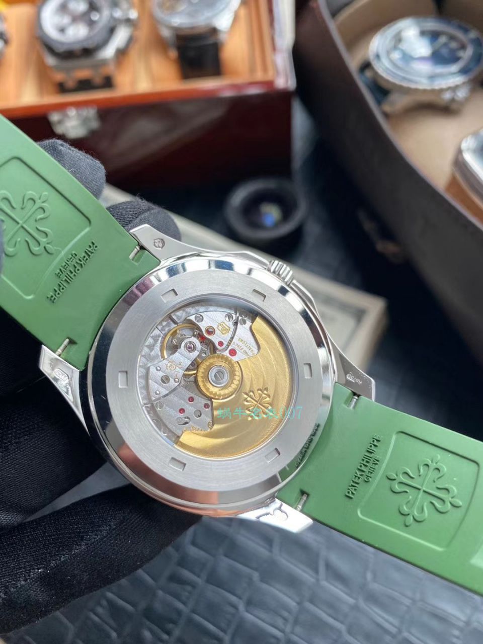 ZF Factory  High quality  Replica Watches  PATEK PHILIPPE 绿面手雷5168G-010 wrist watches  / BD291