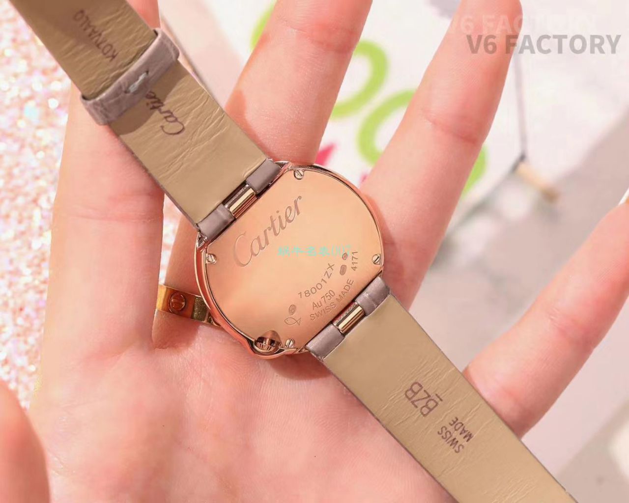V6 Factory  top  Replica Copy  Watches  Cartier  告白气球女装30毫米WGBL0005，WJBL0008 wrist watches  / K277