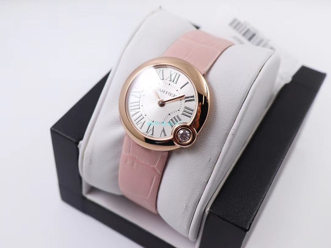 V6 Factory  top  Replica Copy  Watches  Cartier  告白气球女装30毫米WGBL0005，WJBL0008 wrist watches  / K277