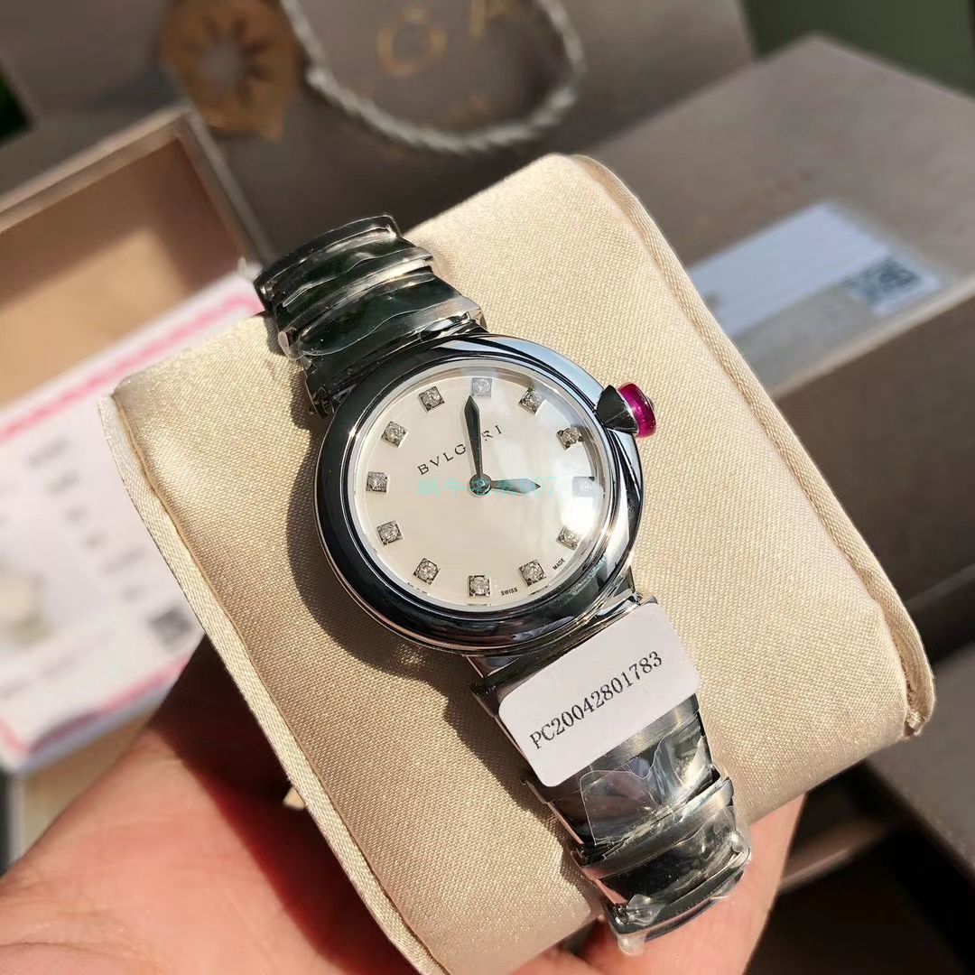 渠道真钻原单 BVLGARI LVCEA系列102196 LU28WSS/12女士 wrist watches  / BG033