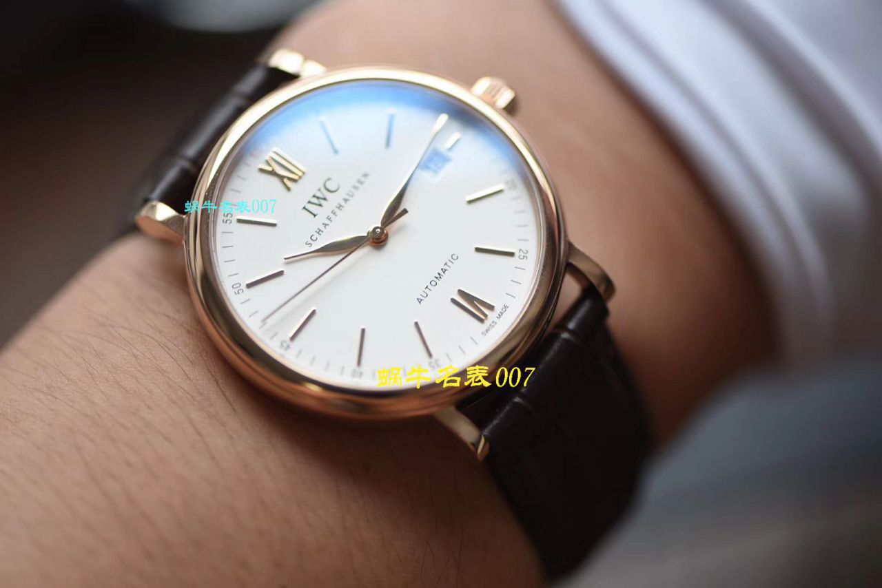 【 Video analysis  Best 的 Knockoff  Watches 网站】V7 Factory  IWC 柏涛菲诺系列IW356504 wrist watches  / WG387V7