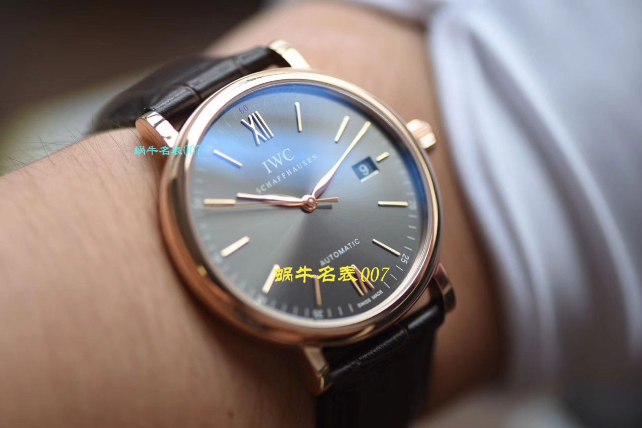 【 Video analysis  Best 的 Knockoff  Watches 网站】V7 Factory  IWC 柏涛菲诺系列IW356504 wrist watches  / WG387V7