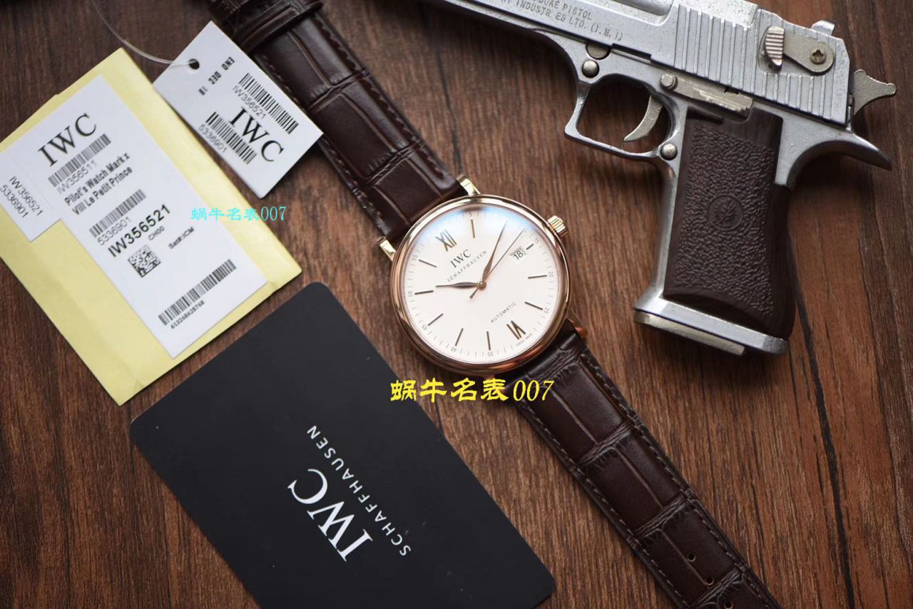 【 Video analysis  Best 的 Knockoff  Watches 网站】V7 Factory  IWC 柏涛菲诺系列IW356504 wrist watches  / WG387V7