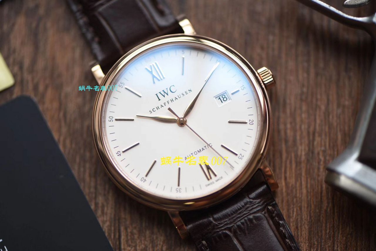 【 Video analysis  Best 的 Knockoff  Watches 网站】V7 Factory  IWC 柏涛菲诺系列IW356504 wrist watches  / WG387V7