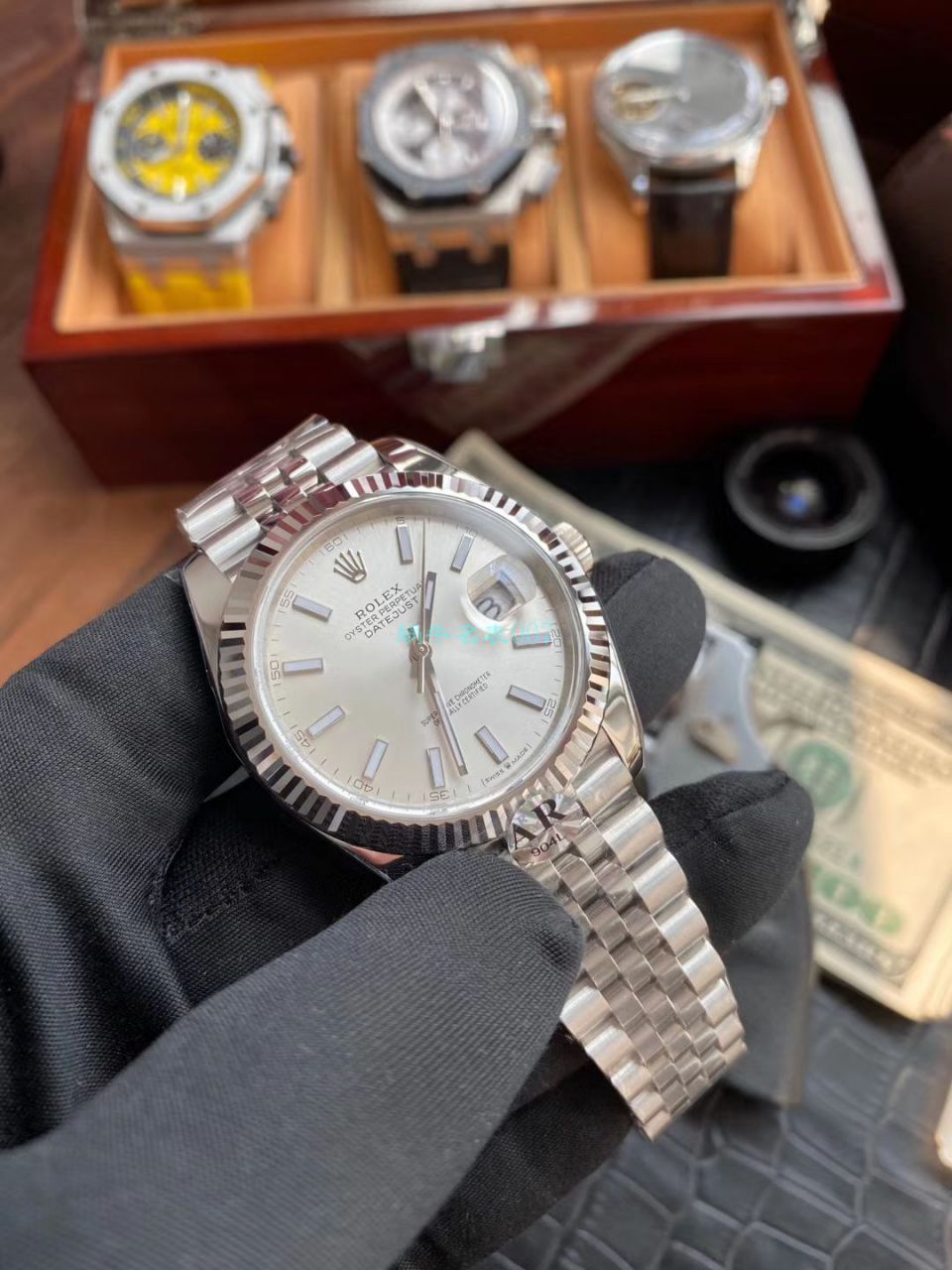 AR Factory  Rolex DATEJUST  Datejust 41毫米904钢V3版 Replica Copy m126334-0002 wrist watches  / R592