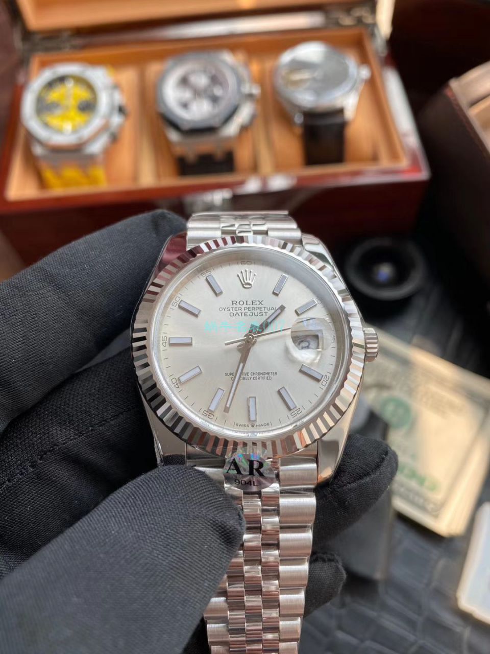AR Factory  Rolex DATEJUST  Datejust 41毫米904钢V3版 Replica Copy m126334-0002 wrist watches  / R592