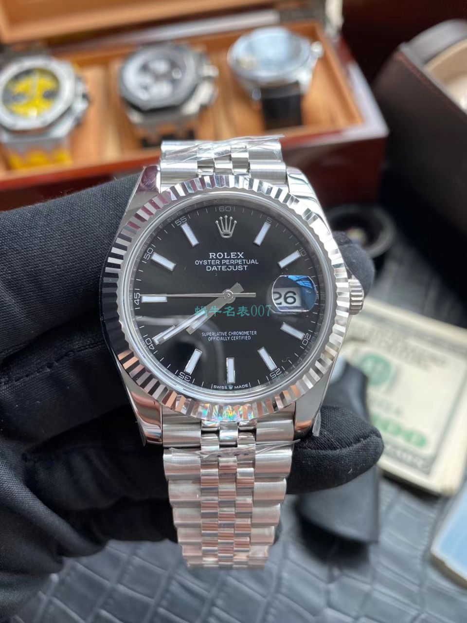 AR Factory  Rolex DATEJUST  Datejust 41毫米904钢V3版 Replica Copy m126334-0002 wrist watches  / R592