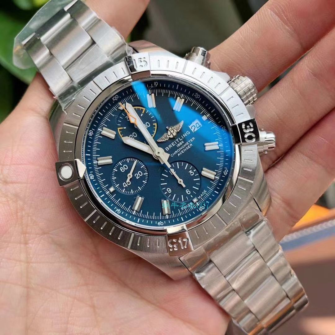 原单ETA7750 Breitling 复仇者计时 wrist watches 45系列A13317101B1A1 wrist watches  / BL172