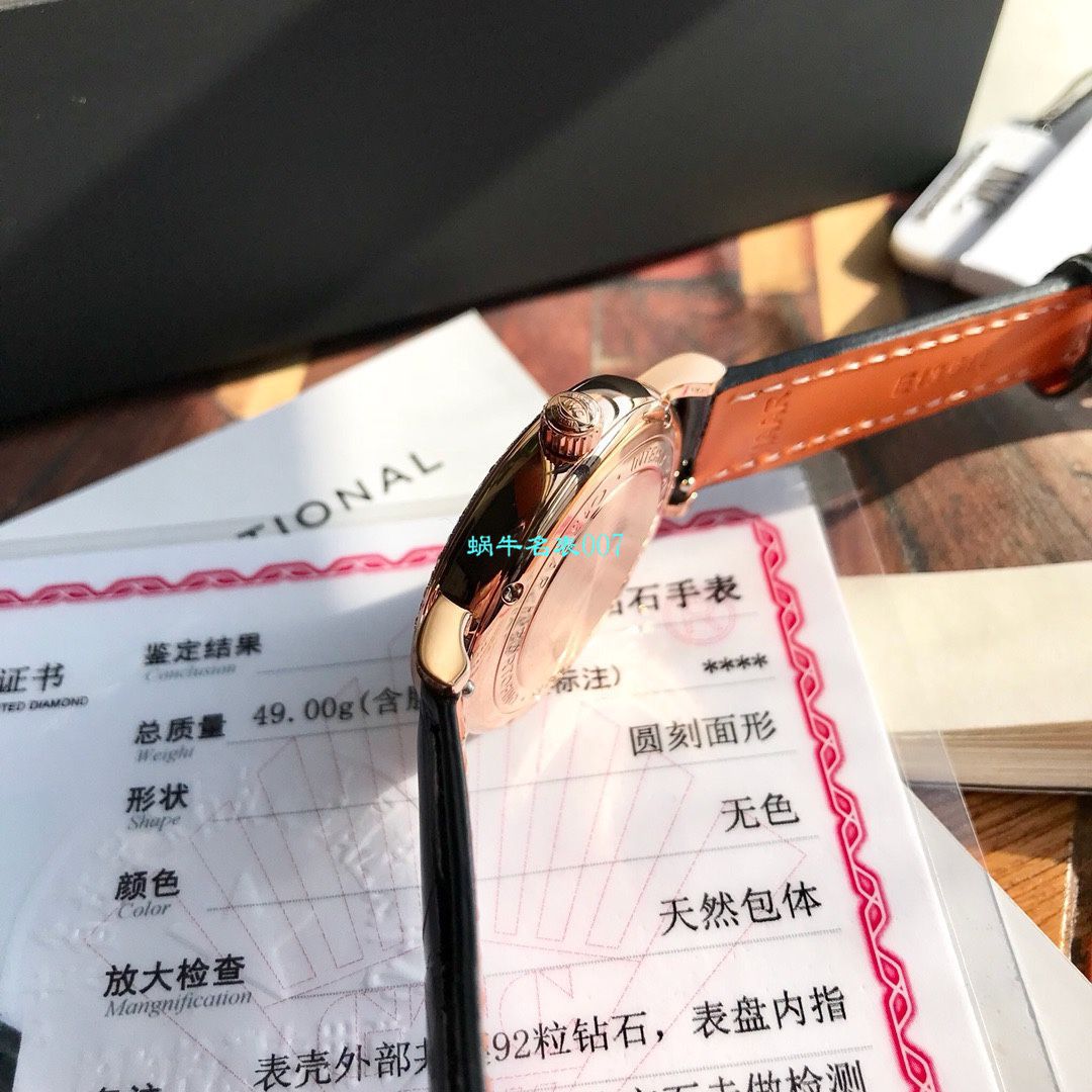 渠道原单 IWC 柏涛菲诺真钻瑞士 Movement 女表IW357406 wrist watches  / WG530