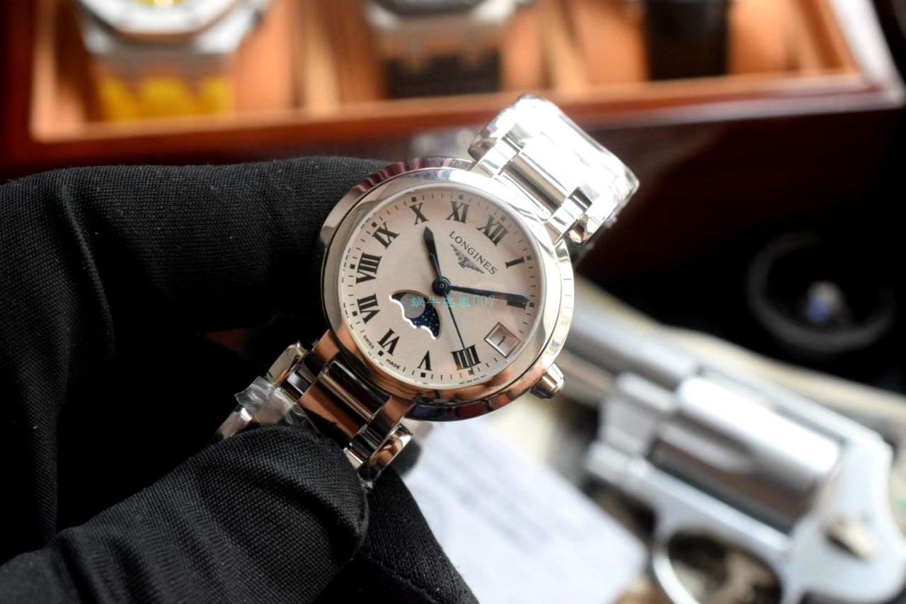 GS Factory  High quality  Replica Watches  Longines 心月女士月相L8.115.4.71.6 wrist watches  / L168