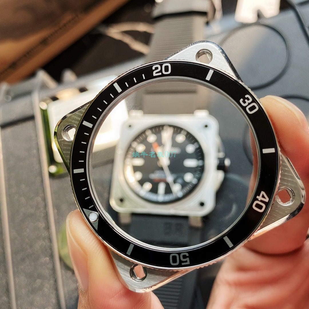  Bell & Ross 原单INSTRUMENTS系列BR0392-D-BU-ST/SRB wrist watches  / BR036