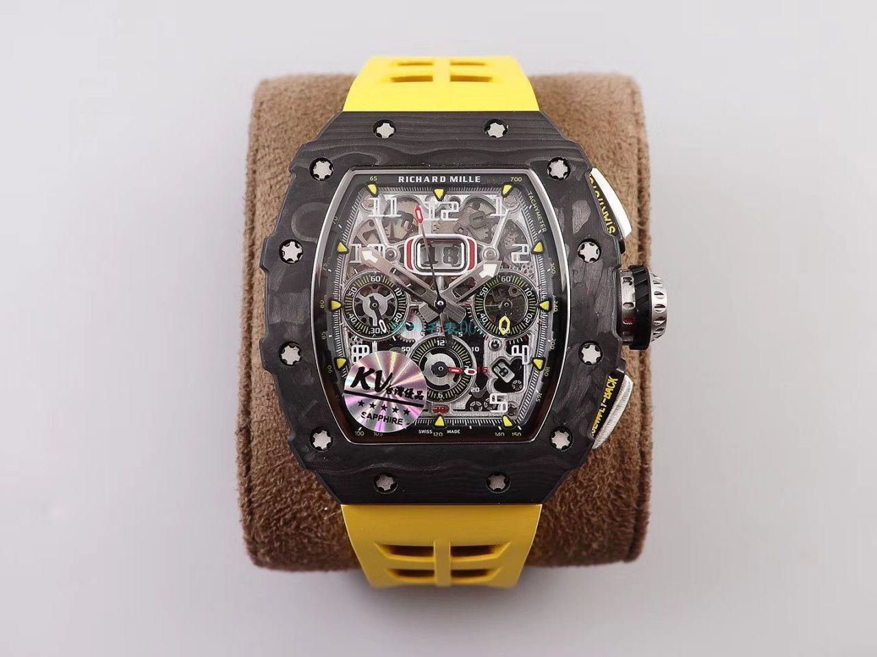 KV Factory  top  Replica  RICHARD MILLE RM-011锻造 carbon fiber 系列【原版 carbon fiber 纹路】V2全新升级版 / KVRM11V2