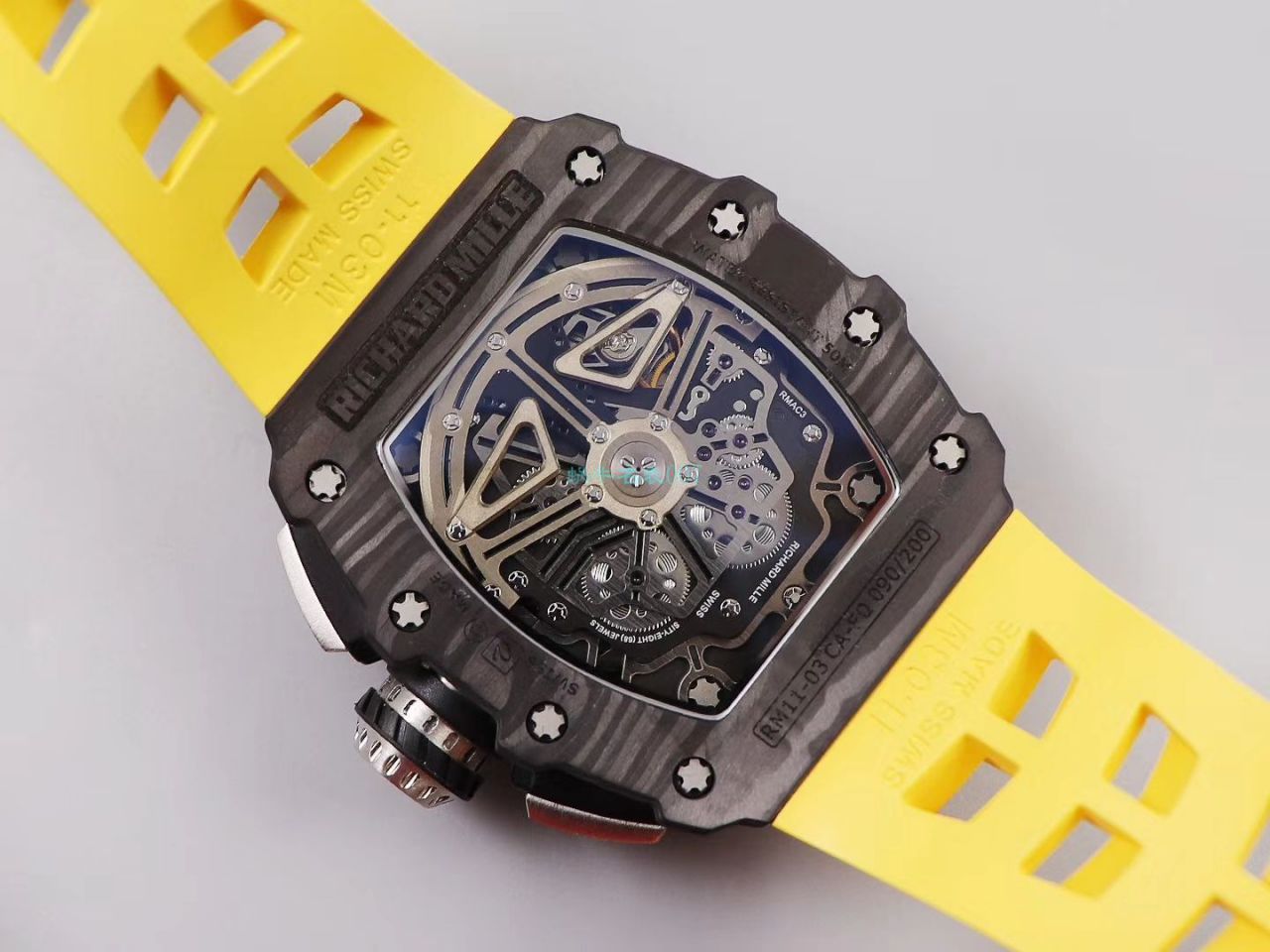 KV Factory  top  Replica  RICHARD MILLE RM-011锻造 carbon fiber 系列【原版 carbon fiber 纹路】V2全新升级版 / KVRM11V2