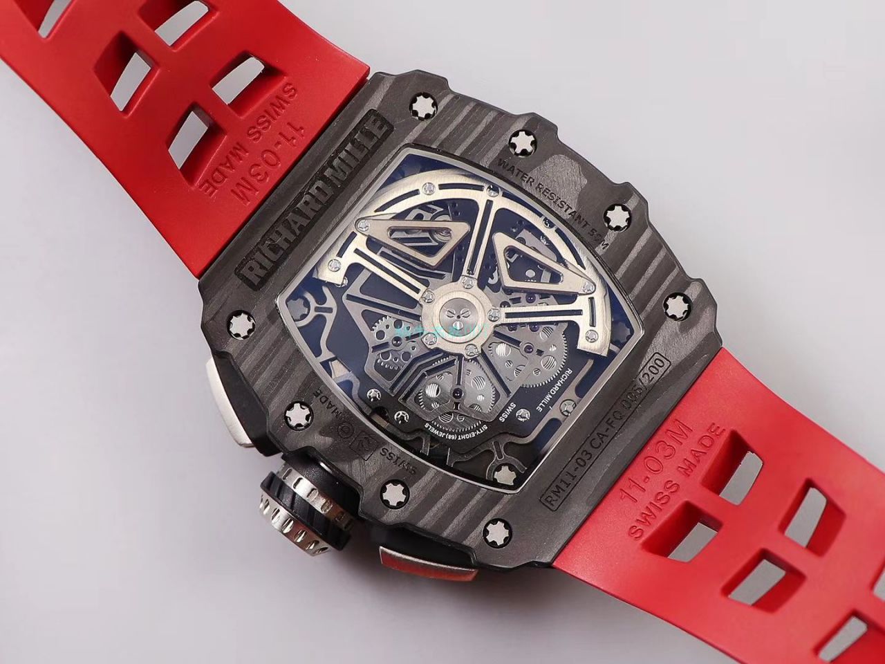 KV Factory  top  Replica  RICHARD MILLE RM-011锻造 carbon fiber 系列【原版 carbon fiber 纹路】V2全新升级版 / KVRM11V2