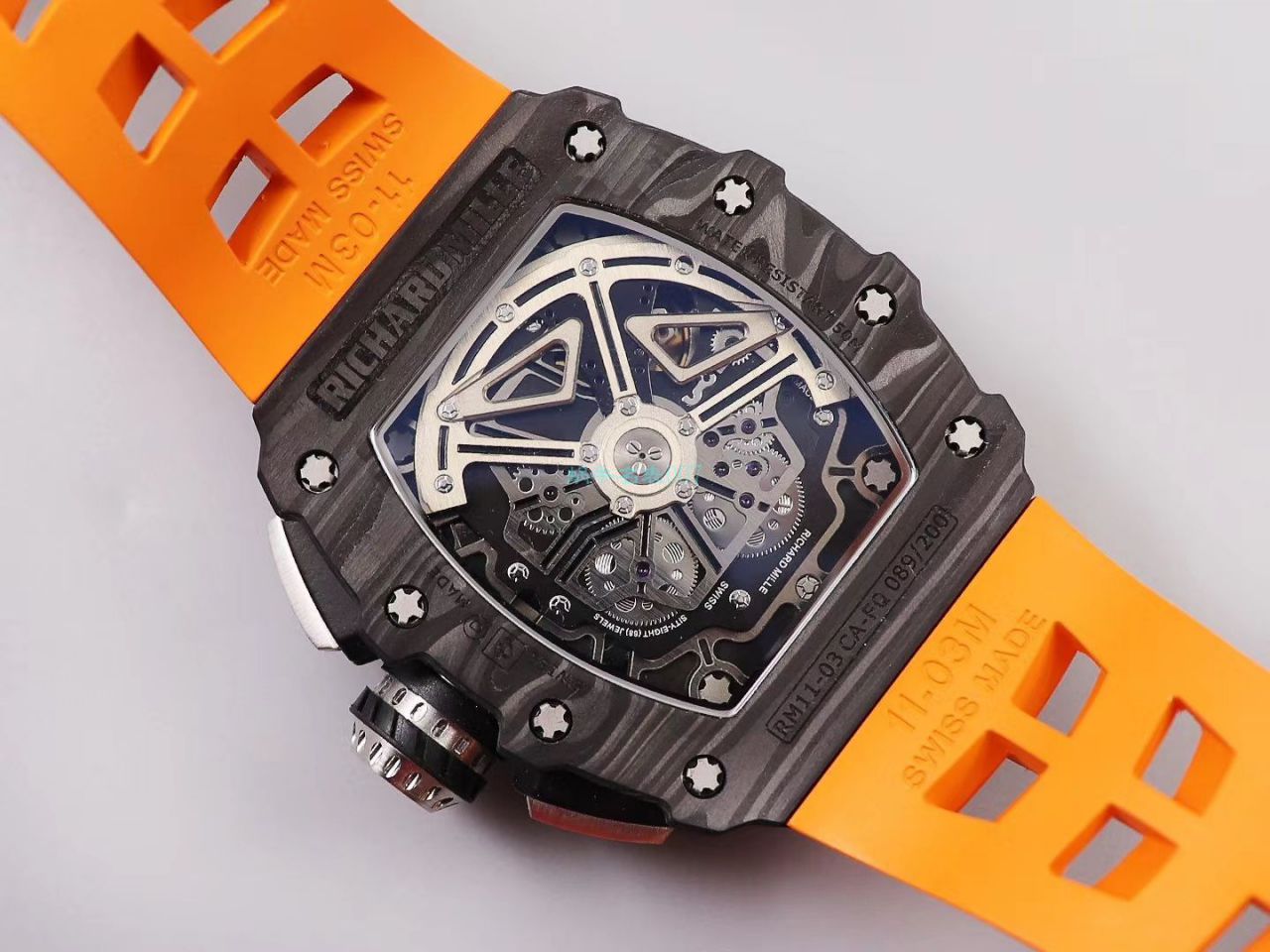KV Factory  top  Replica  RICHARD MILLE RM-011锻造 carbon fiber 系列【原版 carbon fiber 纹路】V2全新升级版 / KVRM11V2
