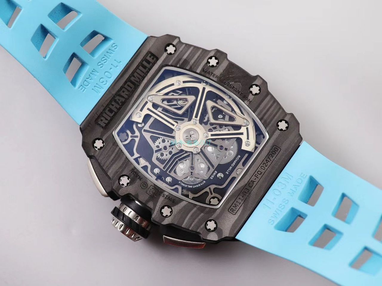 KV Factory  top  Replica  RICHARD MILLE RM-011锻造 carbon fiber 系列【原版 carbon fiber 纹路】V2全新升级版 / KVRM11V2