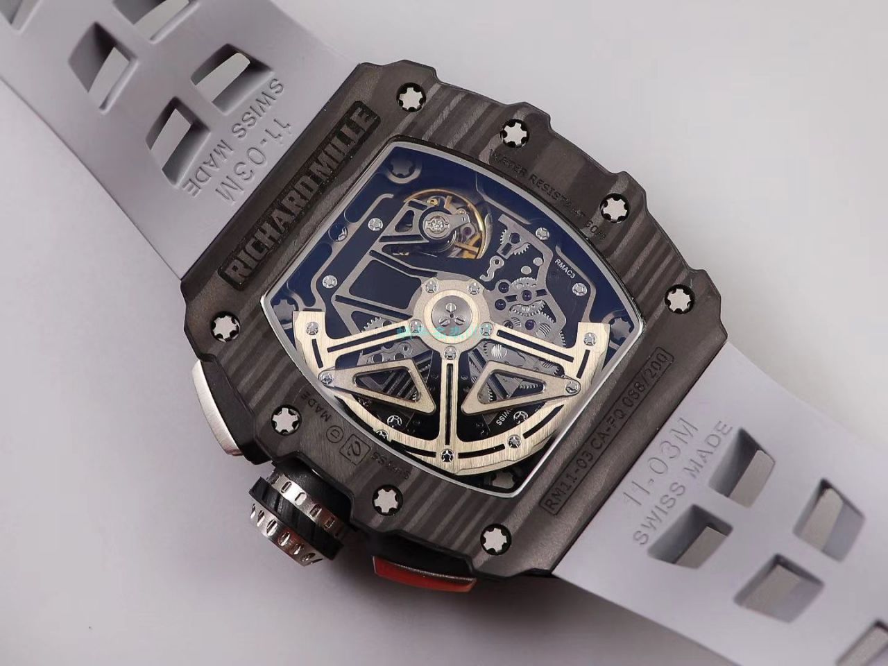 KV Factory  top  Replica  RICHARD MILLE RM-011锻造 carbon fiber 系列【原版 carbon fiber 纹路】V2全新升级版 / KVRM11V2