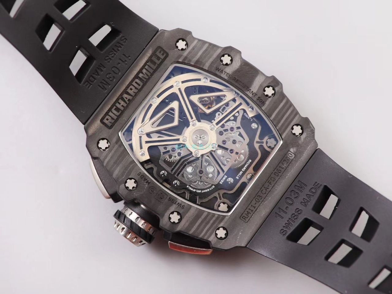 KV Factory  top  Replica  RICHARD MILLE RM-011锻造 carbon fiber 系列【原版 carbon fiber 纹路】V2全新升级版 / KVRM11V2