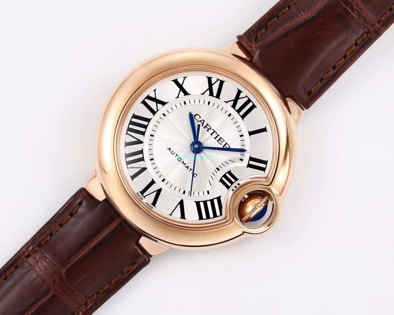 V6 Factory  Cartier  蓝气球女表33,36毫米7K版本 top  Replica Copy 最终版两档 copy customized 级别Cal.076自动 Movement  / K278