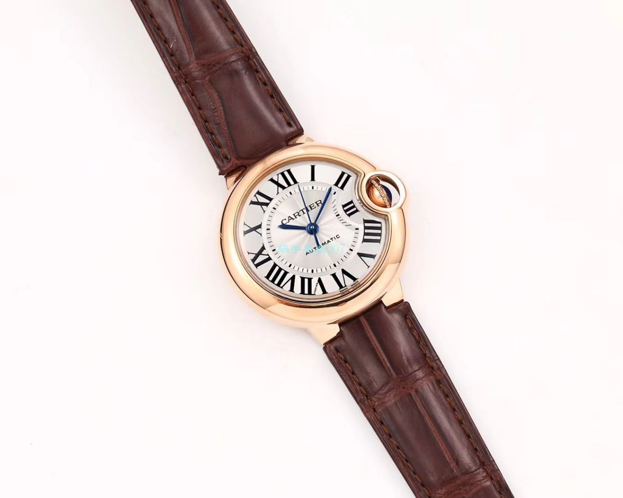 V6 Factory  Cartier  蓝气球女表33,36毫米7K版本 top  Replica Copy 最终版两档 copy customized 级别Cal.076自动 Movement  / K278