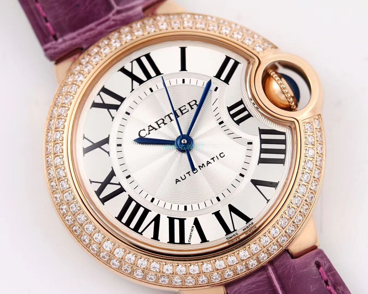 V6 Factory  Cartier  蓝气球女表33,36毫米7K版本 top  Replica Copy 最终版两档 copy customized 级别Cal.076自动 Movement  / K278