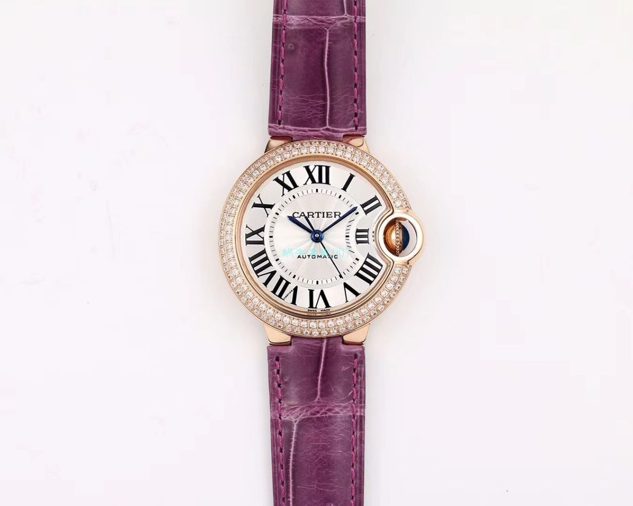 V6 Factory  Cartier  蓝气球女表33,36毫米7K版本 top  Replica Copy 最终版两档 copy customized 级别Cal.076自动 Movement  / K278