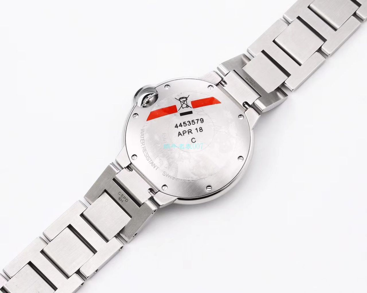 V6 Factory  Cartier  蓝气球女表33,36毫米7K版本 top  Replica Copy 最终版两档 copy customized 级别Cal.076自动 Movement  / K278