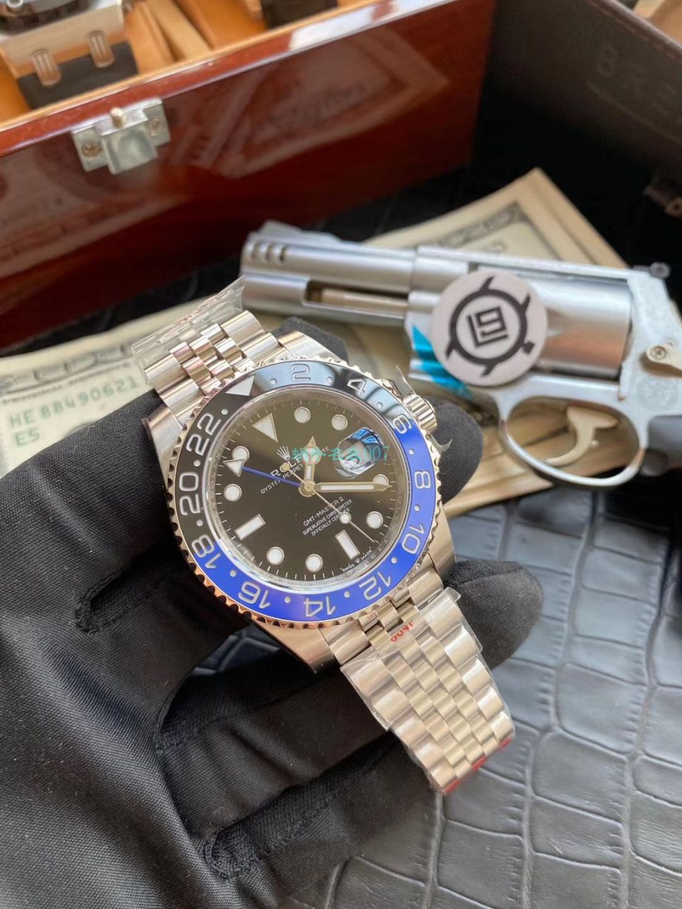 V9 Factory  High quality  Replica Watches  Rolex  GMT MASTER II系列m126710blnr-0002 wrist watches (可乐圈) / R606