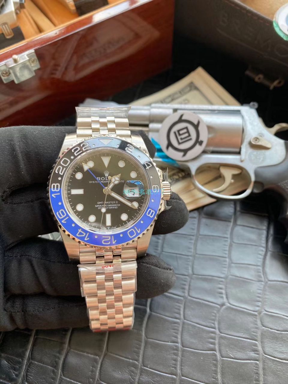 V9 Factory  High quality  Replica Watches  Rolex  GMT MASTER II系列m126710blnr-0002 wrist watches (可乐圈) / R606
