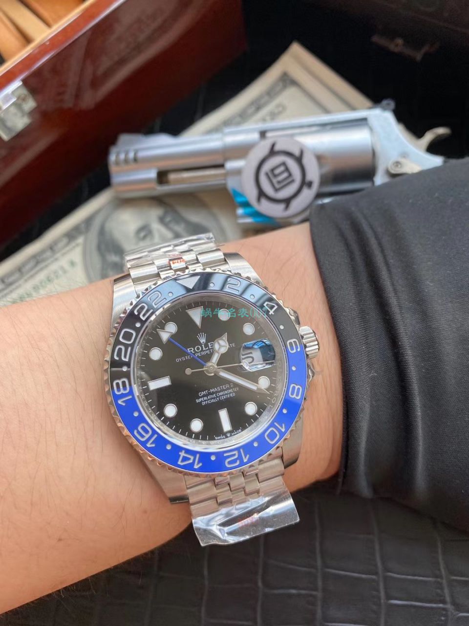 V9 Factory  High quality  Replica Watches  Rolex  GMT MASTER II系列m126710blnr-0002 wrist watches (可乐圈) / R606