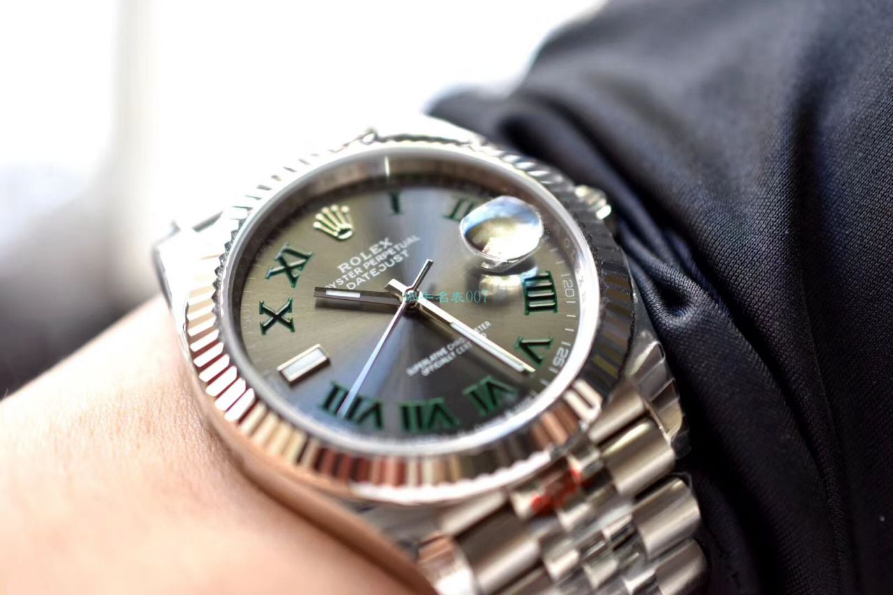 RE Factory  top  Replica Copy  Watches  Rolex   Datejust 系列m126334-0022绿萝 wrist watches  / R607
