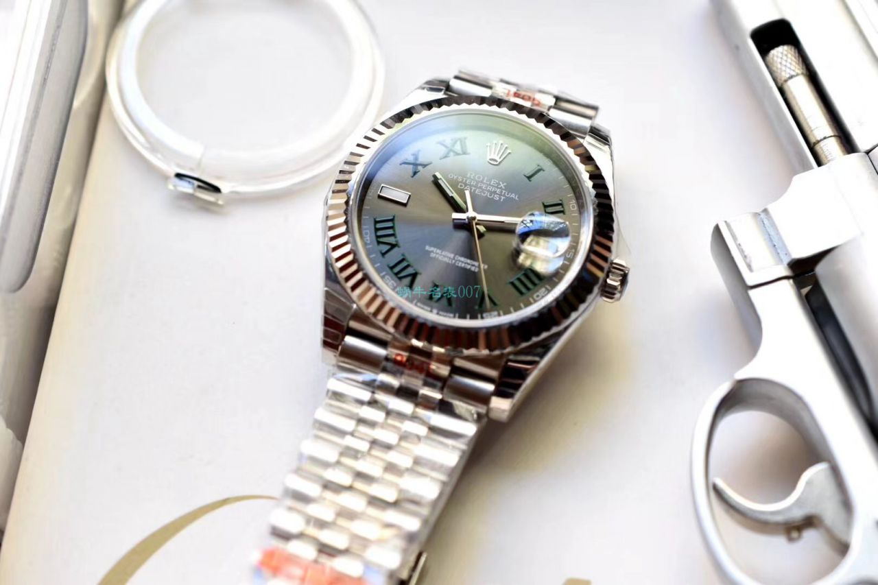 RE Factory  top  Replica Copy  Watches  Rolex   Datejust 系列m126334-0022绿萝 wrist watches  / R607