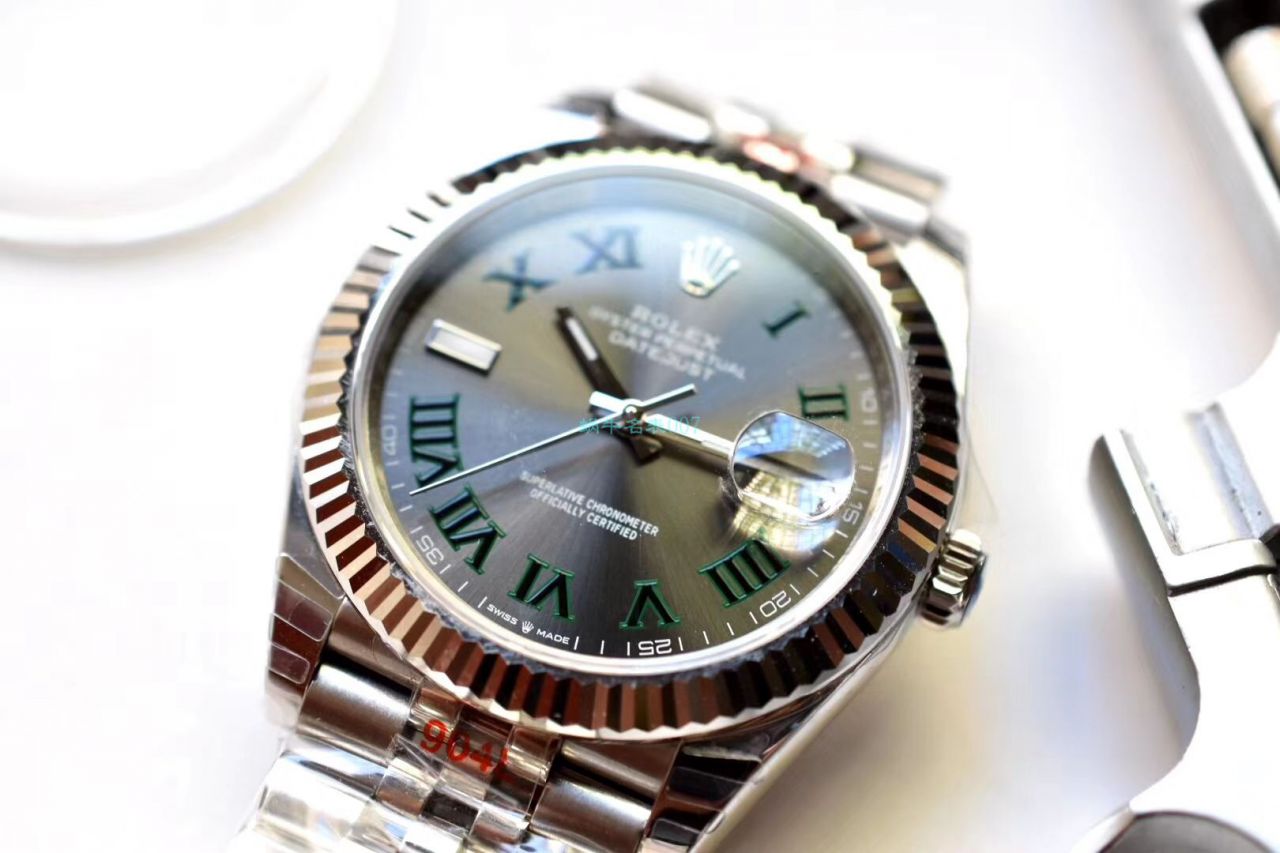 RE Factory  top  Replica Copy  Watches  Rolex   Datejust 系列m126334-0022绿萝 wrist watches  / R607