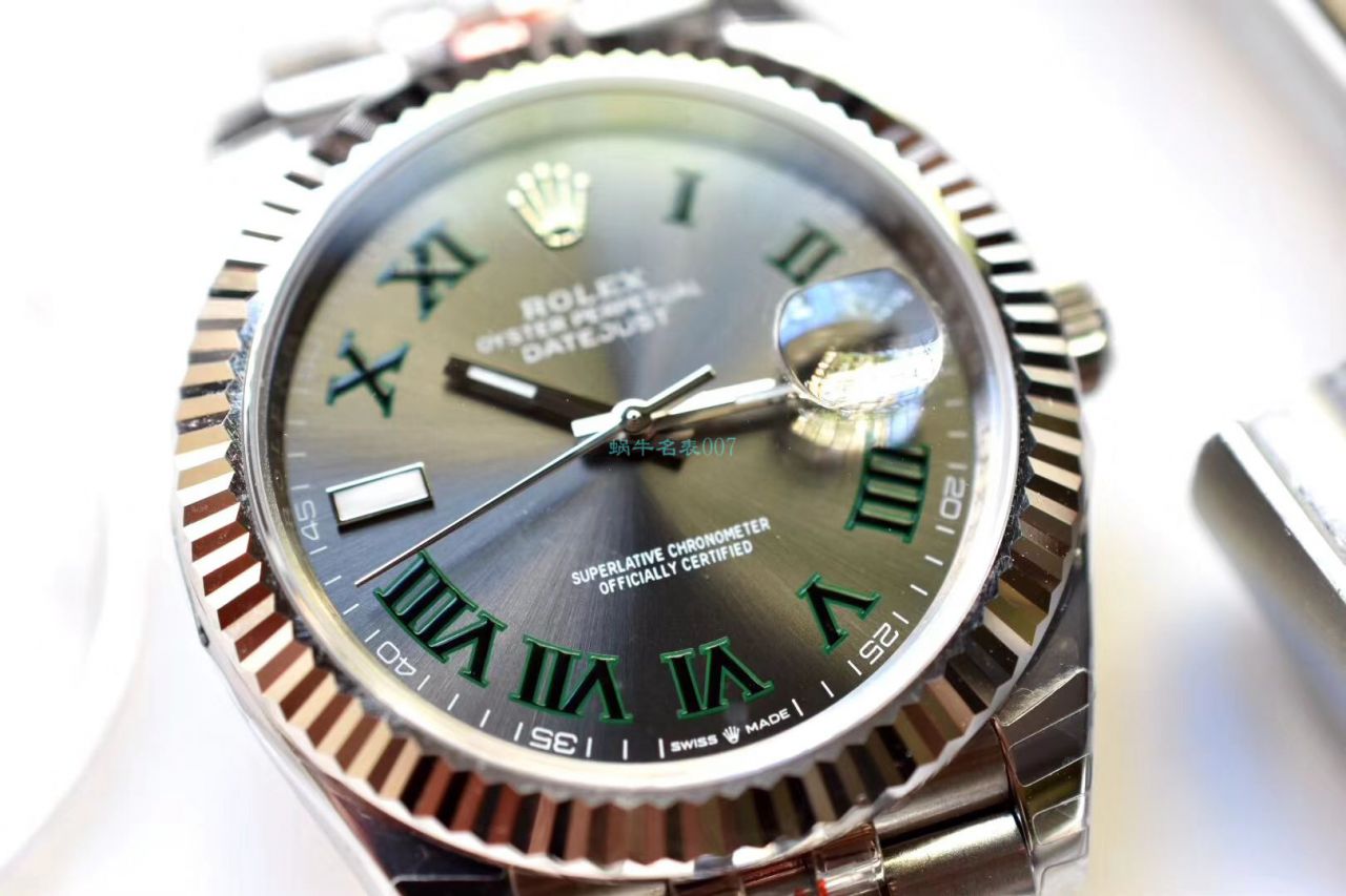 RE Factory  top  Replica Copy  Watches  Rolex   Datejust 系列m126334-0022绿萝 wrist watches  / R607