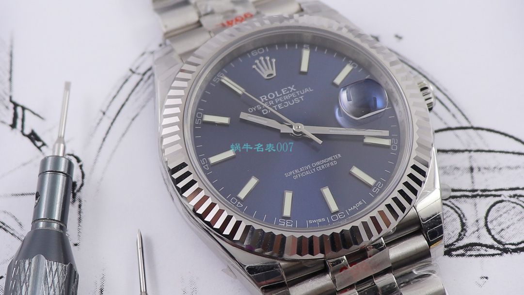 RE Factory  top  Replica Copy  Watches  Rolex   Datejust 系列m126334-0022绿萝 wrist watches  / R607