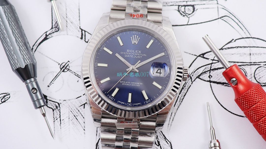 RE Factory  top  Replica Copy  Watches  Rolex   Datejust 系列m126334-0022绿萝 wrist watches  / R607