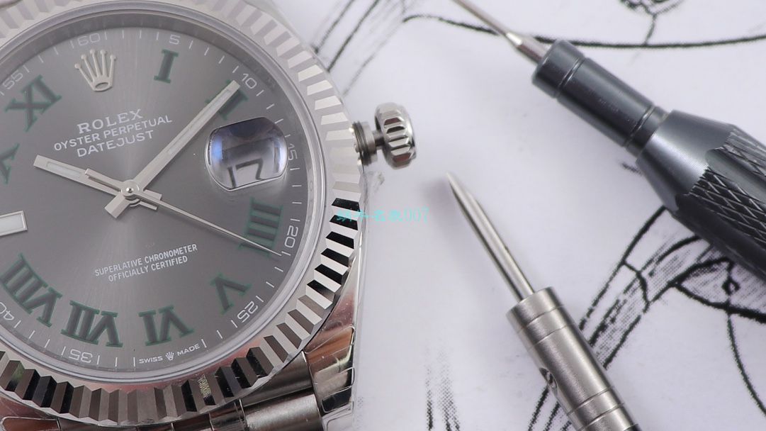 RE Factory  top  Replica Copy  Watches  Rolex   Datejust 系列m126334-0022绿萝 wrist watches  / R607