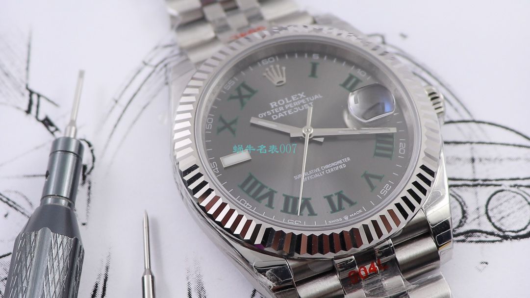RE Factory  top  Replica Copy  Watches  Rolex   Datejust 系列m126334-0022绿萝 wrist watches  / R607