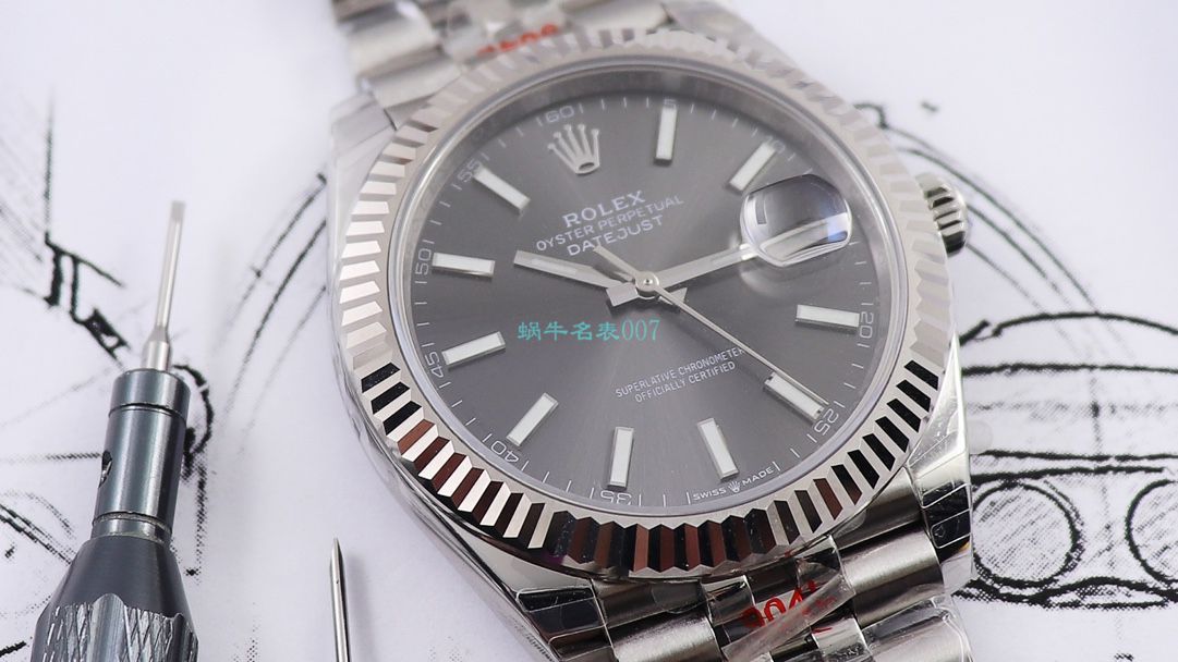 RE Factory  top  Replica Copy  Watches  Rolex   Datejust 系列m126334-0022绿萝 wrist watches  / R607