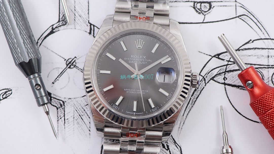RE Factory  top  Replica Copy  Watches  Rolex   Datejust 系列m126334-0022绿萝 wrist watches  / R607