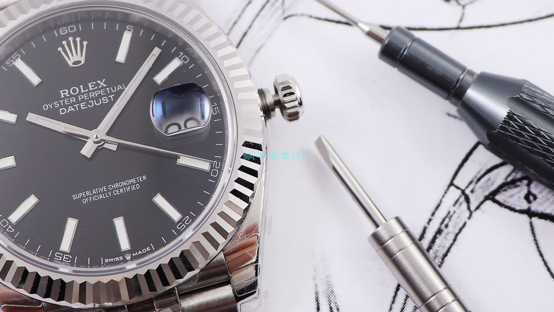 RE Factory  top  Replica Copy  Watches  Rolex   Datejust 系列m126334-0022绿萝 wrist watches  / R607