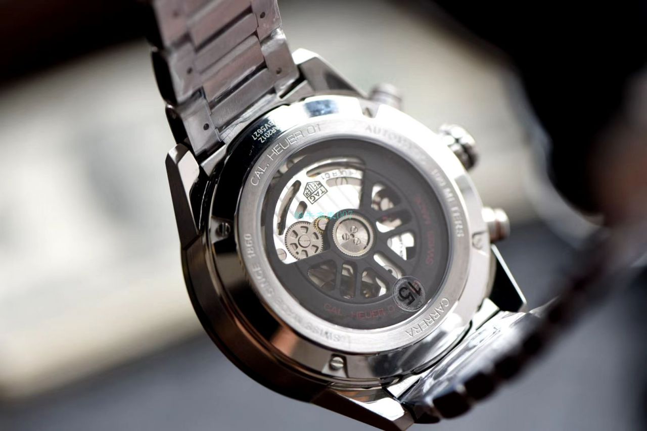 XF Factory  High quality  Replica Watches 黑面旋风 TAG Heuer 卡莱拉系列CAR201Z.BA0714 wrist watches  / TG097