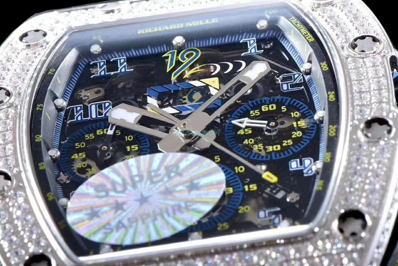 KV Factory  High quality  Replica Watches  RICHARD MILLE RM011菲利普-马萨满钻限定版 / KV011ZUAN