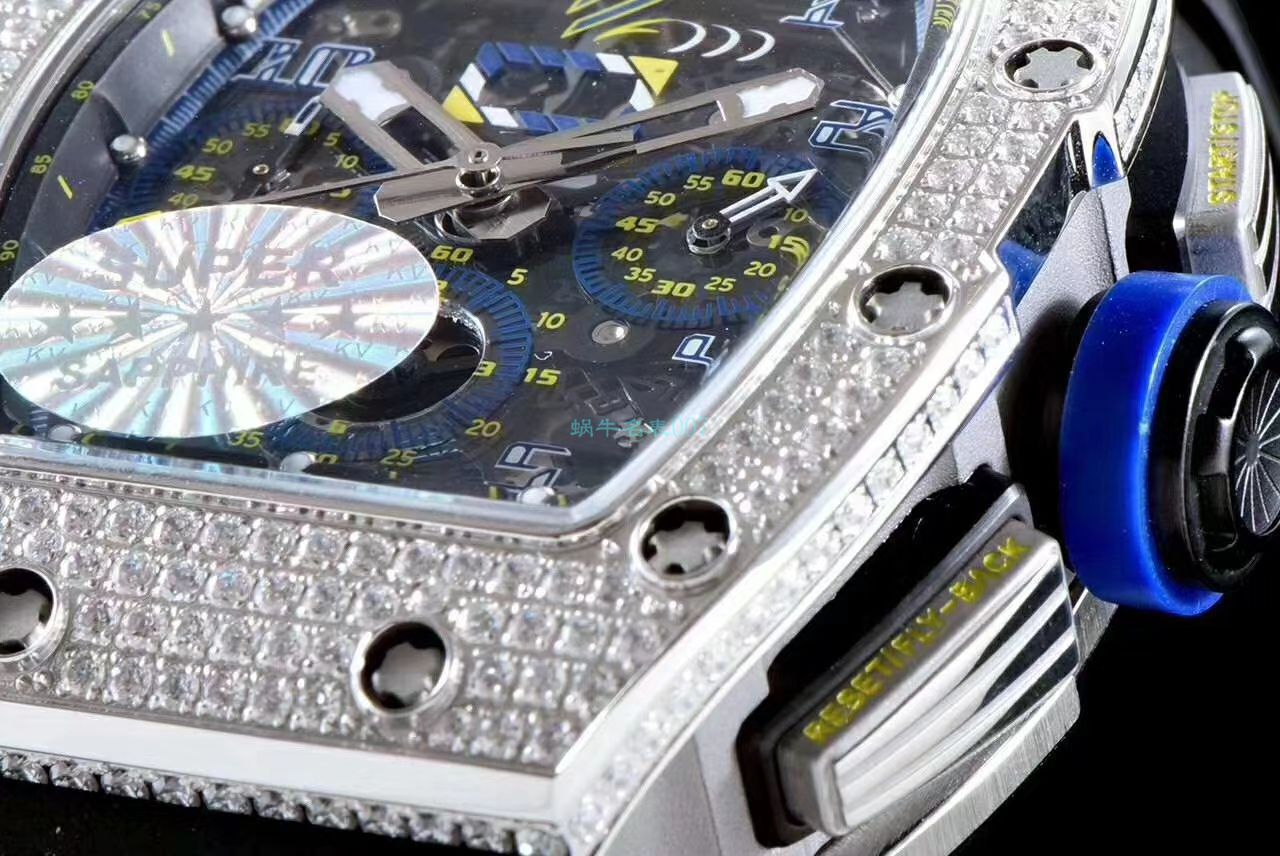 KV Factory  High quality  Replica Watches  RICHARD MILLE RM011菲利普-马萨满钻限定版 / KV011ZUAN